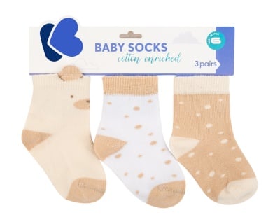 Бебешки чорапи с 3D уши My Teddy 1-2г