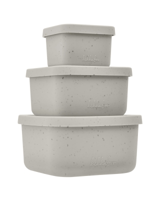 Сет кутии за храна 3 бр Platinum Silicone Sand