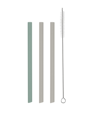 Сет сламки 3 бр Platinum Silicone Sage