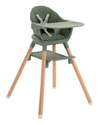 Стол за хранене 2в1 Woody Army Green 2024