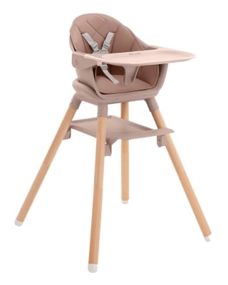 Стол за хранене 2в1 Woody Pink 2024