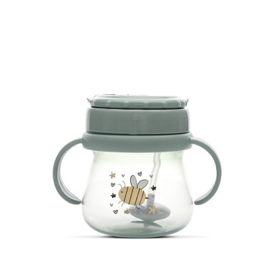 ЧАША С ДРЪЖКИ MY FRIEND ICEBERG GREEN със сламка с