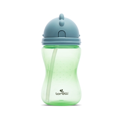 СПОРТНА БУТИЛКА СЪС СЛАМКА BLUE/GREEN