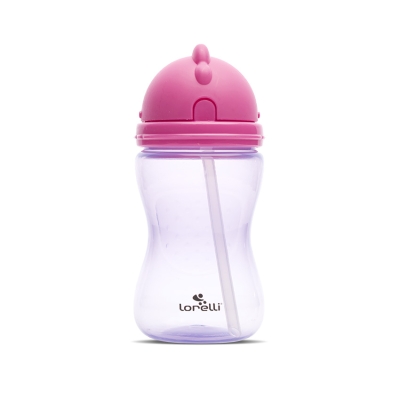 СПОРТНА БУТИЛКА СЪС СЛАМКА PINK/PURPLE