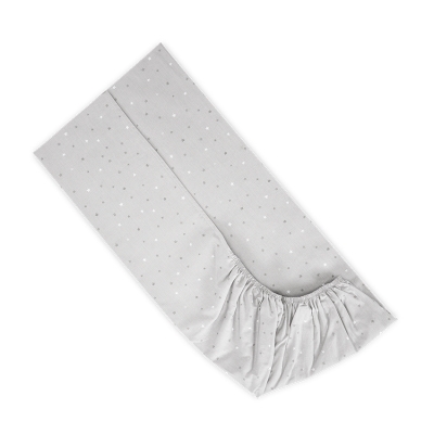 ЧАРШАФ С ЛАСТИК 60/120+15см СИВО НЕБЕ