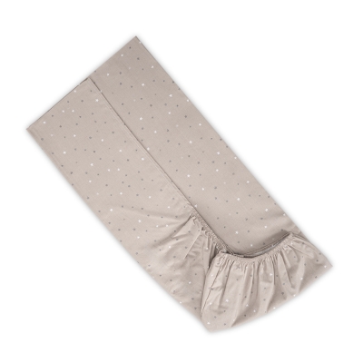 ЧАРШАФ С ЛАСТИК 60/120+15см БЕЖОВО НЕБЕ