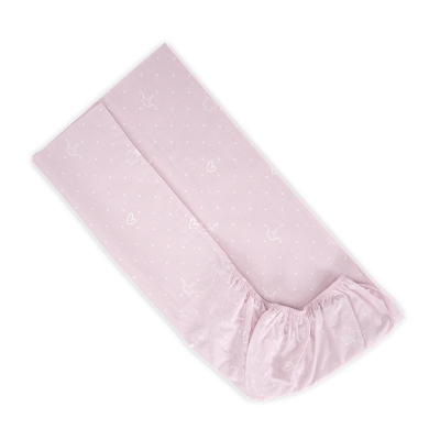 ЧАРШАФ С ЛАСТИК 60/120+15см МЕЧО РОЗОВО