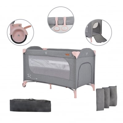 Детска кошара Skyglow 2 розов