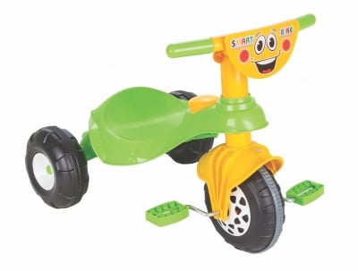 Детски мотор с педали Smart 07132 зелен