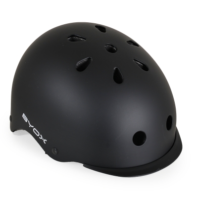 Каска Skate Y09 черна + (54-58 cm)