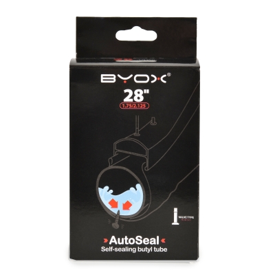 Вело вътрешна BYOX AutoSeal 28 х1.75/2.125 48мм