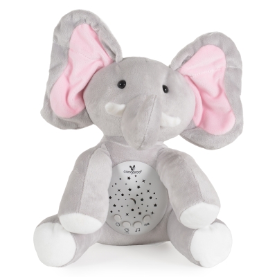 Нощна лампа и прожектор с бял шум Lulo Elephant