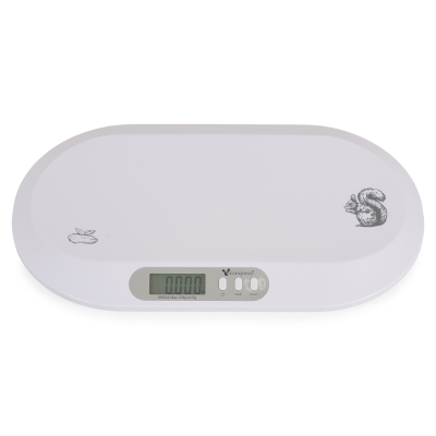 Електронна везна за бебета Peanut white