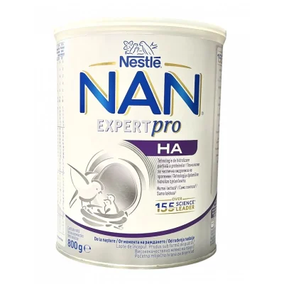 NESTLE NAN HA Expert Pro Хипоалергенно мляко 0м+ 800г