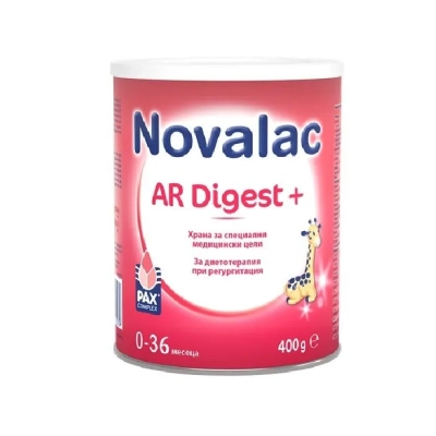 Novalac AR Digest+ Мляко за кърмачета при регургитация от 0 до 36 месеца 400 г