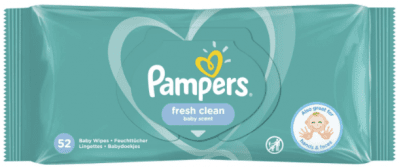 Pampers Бебешки мокри кърпички Fresh Clean 52 бр.