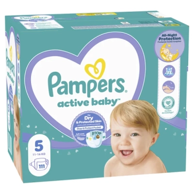 Памперси Pampers Active Baby 5 (11-16 кг.) – 111 броя
