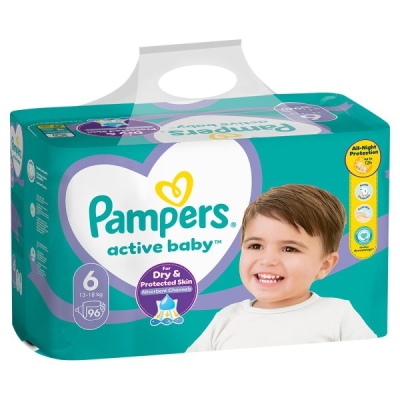 Памперси Pampers Active Baby 6 (13-18 кг.) – 96 броя