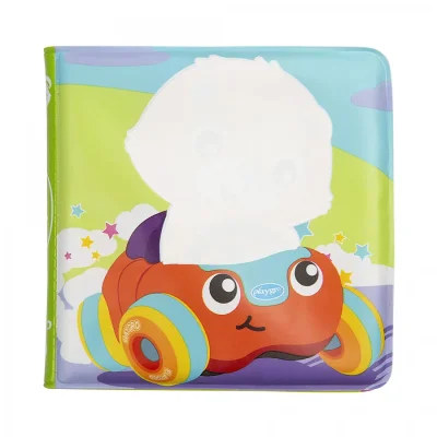 Магическа книжка за баня Playgro Magic Reveal Splash Book разкрива илюстрации на животни, когато се намокри с вода 0540