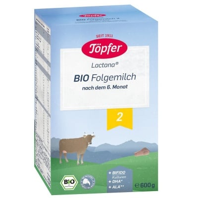 Преходно мляко Topfer Lactana Bio 2 6+м 600гр.