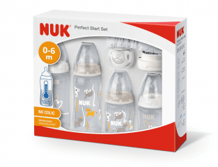 NUK First Choice + СЕТ Perfect Start Temperature Control - 10 части Неутрален Арт.№ 10.225.267