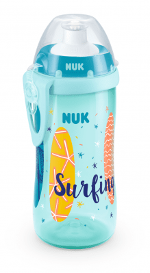 NUK Junior Cup 300мл, с клапа, 36+м. , BEACH TIME Арт.№ 10.255.428