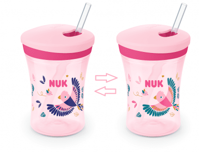 NUK EVOLUTION Action Cup със сламка, 12+мес., Chameleon Арт.№ 10.255.574