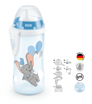 NUK Kiddy Cup 300мл, с твърд накрайник, 12+мес. DUMBO Арт.№ 10255498