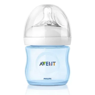 Philips AVENT Шише за хранене Natural 125 мл, PP - лимитирана серия СИНЬО