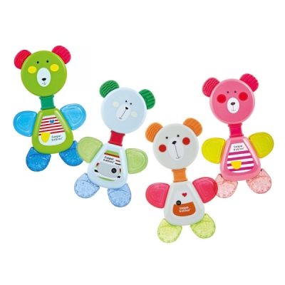 Дрънкалка с чесалка мече FH