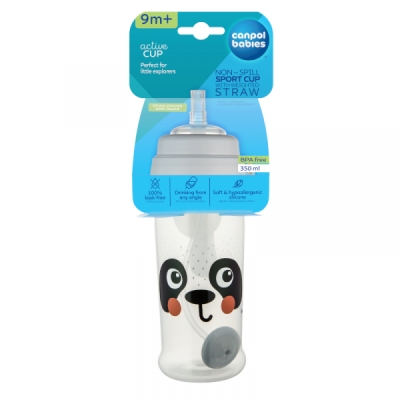 Чаша нетеч със сламка DH