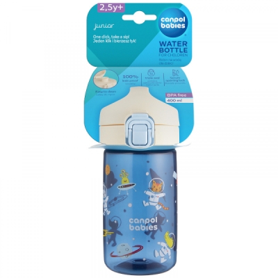 Шише за вода 400 мл. син