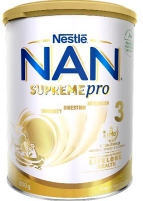 Млечна напитка на прах Nestle Nan - Supreme pro 3, 800 g