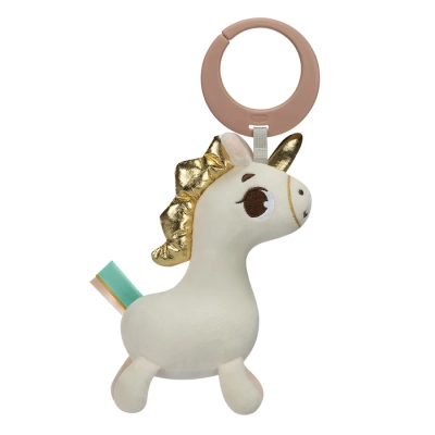 Плюшена музикална играчка Еднорог от колекция Unicorn Wonderlands, с клипс за закачане на количка, 0м+ 0664.001
