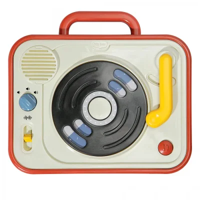 Електронна музикална играчка DJ Станция от серията Tiny Rockers, с 13 рокендрол мелодии, въртяща се peek-a-boo плоча, 12м+ 0853.001