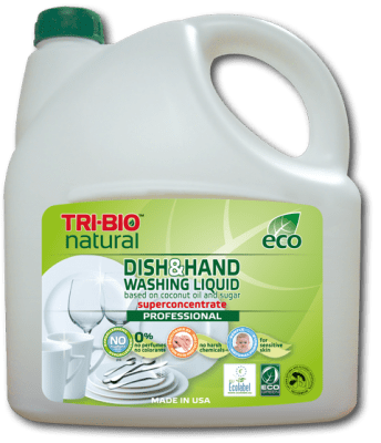 Натурален еко течен препарат за миене на съдове, 2.84 л.