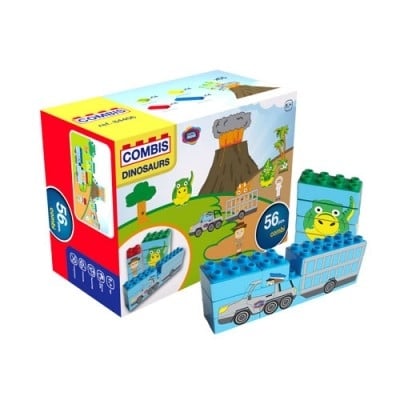 Конструктор със стикери Динозаври 56