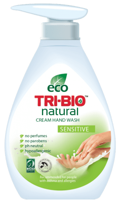 Tri-Bio натурален течен сапун, sensitive, 240 мл.