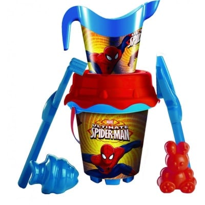 Комплект за пясък spiderman - 7 части, 18 см