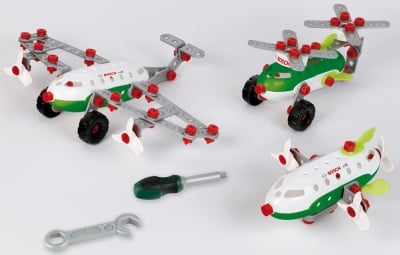Детски комплект за сглобяване Bosch 3 в 1 Самолет