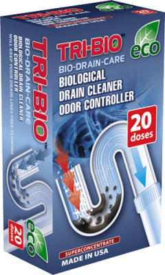 Tri-bio еко препарат за канализации, 20 дози