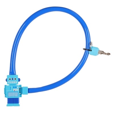 Катинар за велосипед, син робот