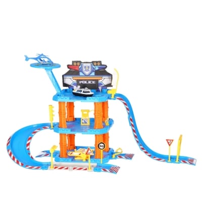 Полицейски паркинг с площадка за кацане