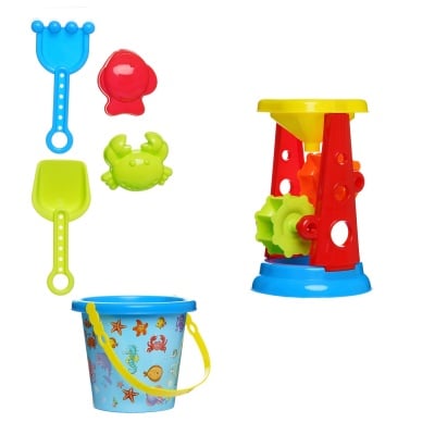 Пясъчна станция за игра на плажа, 6 части