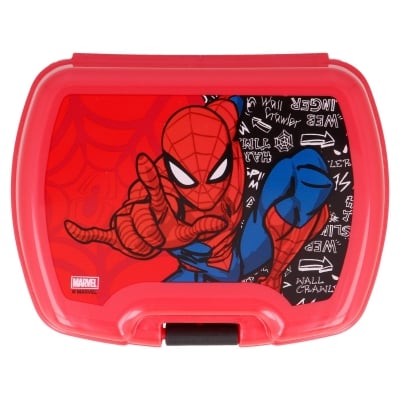 Кутия за храна spiderman, червена