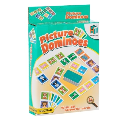 Домино с 28 цветни картинки