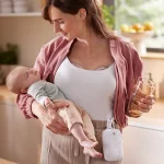 Двойна електрическа помпа Philips AVENT Hands-free SCF532/11 тип “свободни ръце”, която дискретно се побира в сутиена, задвижващ мотор с акумулаторна батерия 0629.001