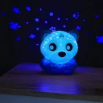 PLAYGRO Проектор и нощна лампа Мече "Лека нощ", синьо 0м+