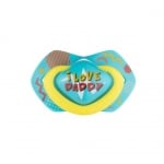 CANPOL Силиконова залъгалка 6-18м 2бр NEON LOVE СИНЯ 22/653