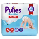 Пелени гащи Pufies Pants Sensitive 6,  38 броя